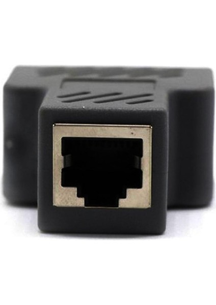 RJ45 Y Adaptörü Splitter Ağ Cat5 Cat6 3-Yollu Bağlayıcı Lan Kablosu Siyah (Yurt Dışından) fırsatları