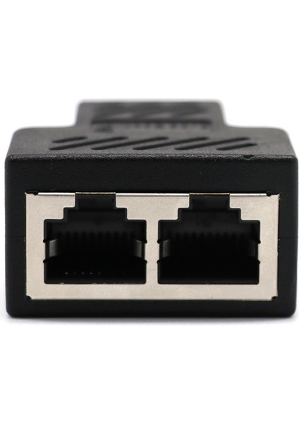 2 Port Splitter Adaptörü Lan Ethernet Kablo Bağlayıcı Fiş Adaptörü + Kablo (Yurt Dışından)