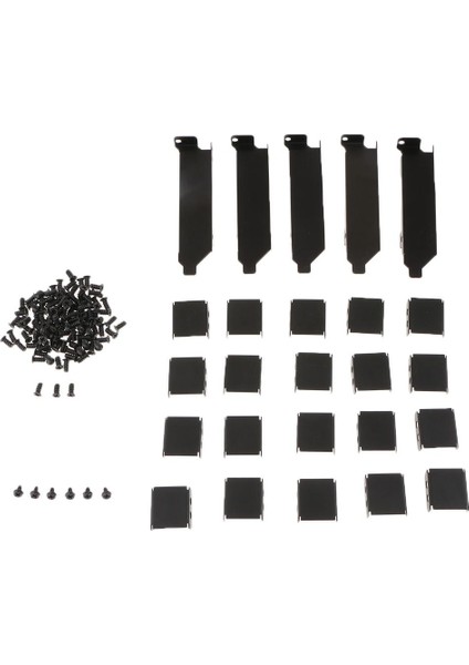 5 Takım Çift 8/9 cm Fan Dağı Raf Soğutma Soğutucu Grafik Kartı Pcı Braketi Körfezi (Yurt Dışından) fiyatları