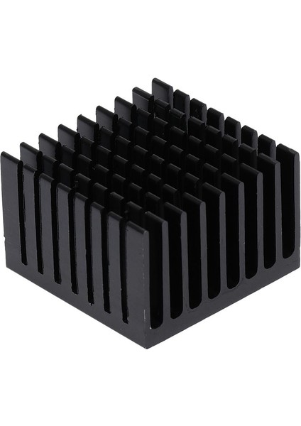 10 Adet Alüminyum Soğutucu 37 * 37 * 24MM Soğutucu Radyatör Ic 10 W LED Siyah (Yurt Dışından)