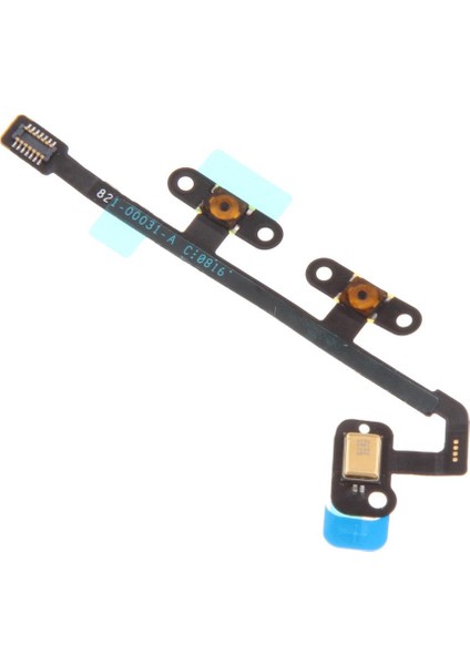 2 Adet Güç Açma / Kapalı Hacim Düğmesi Anahtarı Flex Kablo Değiştirme Ipad 6 / Air 2 Için (Yurt Dışından)