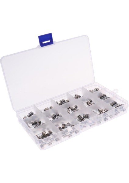 15 x 10 Adet 5 x 20MM Hızlı Blow Cam Tüp Sigorta Çeşitli Seti Fast-Blow (Yurt Dışından)