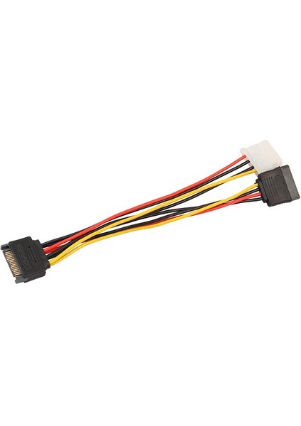 3x 15 Pin Seri Sata Tıpa 15 Pin Soketi Ve 4 Pin Lp4 Soket 3 Adet (Yurt Dışından)