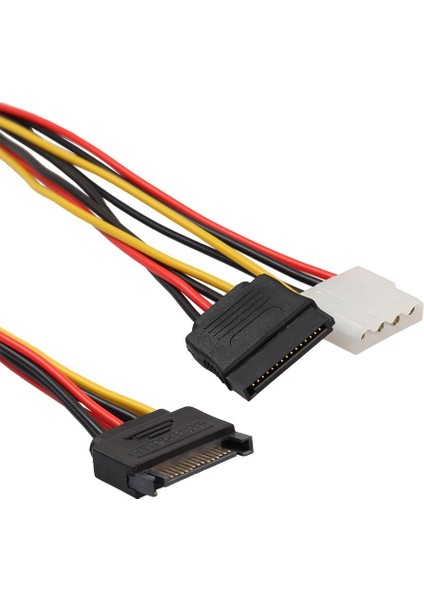 3x 15 Pin Seri Sata Tıpa 15 Pin Soketi Ve 4 Pin Lp4 Soket 3 Adet (Yurt Dışından)