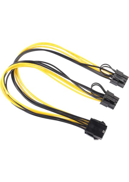 4x Ila Çift (6 + 2) Pin Pcı Güç Kaynağı Y Splitter 4 Adet (Yurt Dışından) fiyatları