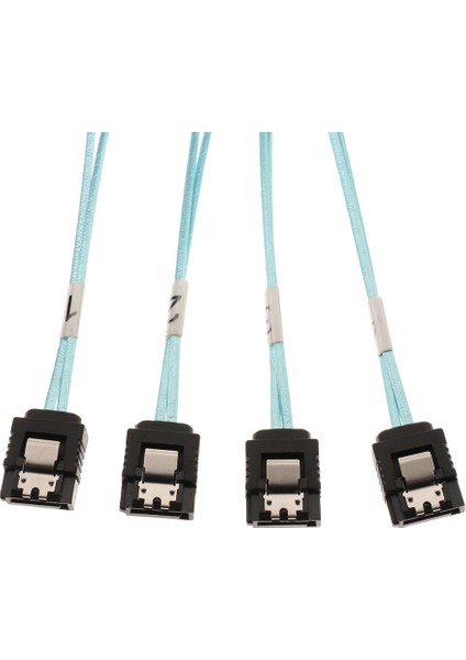 Mini Sas (Sff-8644) 4 Sata Adaptörleri Hdd Transfer Kabloları Eter 0.5m (Yurt Dışından)
