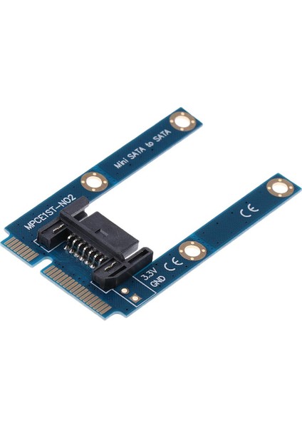 Msata Ssd Sata Sabit Disk Adaptörü Kurulu Tam Yükseklik Riser Kart Dönüştürücü (Yurt Dışından)