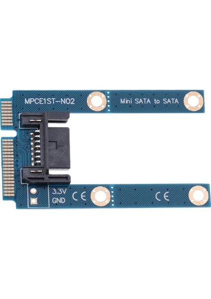 Msata Ssd Sata Sabit Disk Adaptörü Kurulu Tam Yükseklik Riser Kart Dönüştürücü (Yurt Dışından)