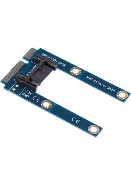 Msata Ssd Sata Sabit Disk Adaptörü Kurulu Tam Yükseklik Riser Kart Dönüştürücü (Yurt Dışından)