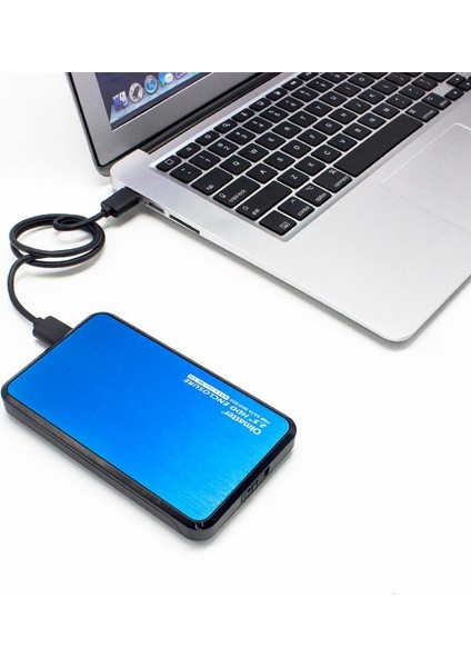 2.5''Ssd Sabit Sürücü Muhafaza Usb Sata Harici Hdd Konut Kılıfı - Mavi (Yurt Dışından)