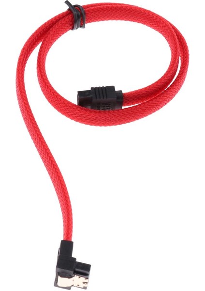 Sata 3.0 Veri Gücü Dirve Kablo 6.0 Gbps 90 Derece Açısı Kilitleme Mandallı (Yurt Dışından)