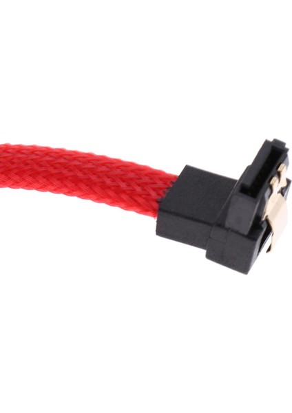 Sata 3.0 Veri Gücü Dirve Kablo 6.0 Gbps 90 Derece Açısı Kilitleme Mandallı (Yurt Dışından)