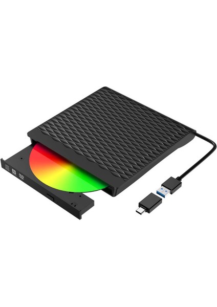 Harici Dvd Burner Usb 3.0 Mac Windows Pc Masaüstü Taşınabilir Teknotu (Yurt Dışından)
