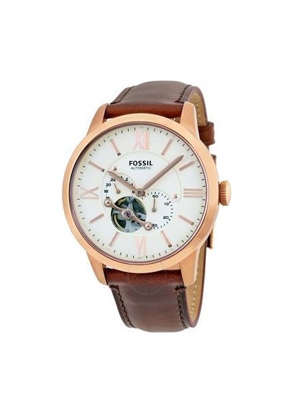 Online Kordon Fossil ME3105 Kahverengi Deri Saat Kordonu modelleri