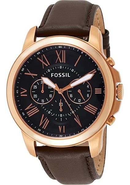 Online Kordon Fossil ME1123 Kahverengi Deri Saat Kordonu