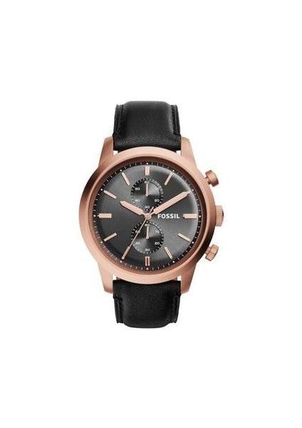 Online Kordon Fossil FS4972 Siyah Deri Saat Kordonu