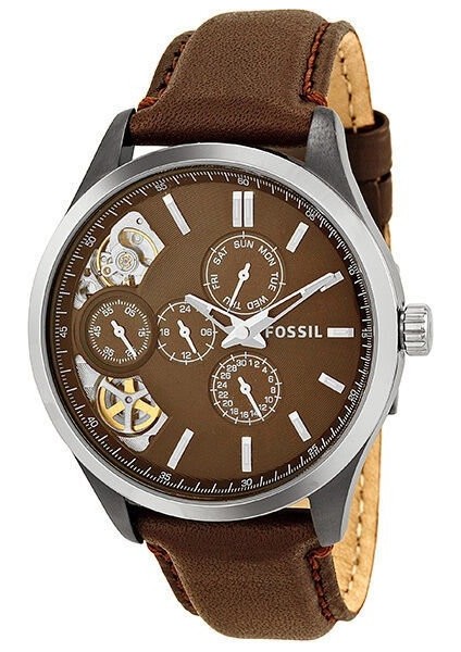 Online Kordon Fossil FS4987 Kahverengi Deri Saat Kordonu