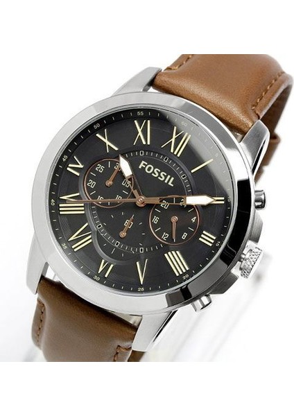 Online Kordon Fossil FS4829 Kahverengi Deri Saat Kordonu