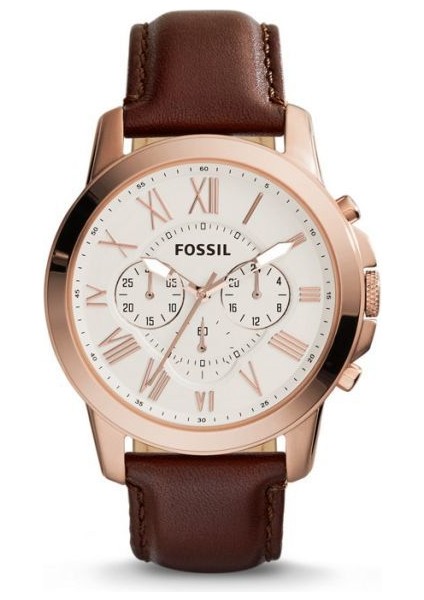 Online Kordon Fossil FS4735 Kahverengi Deri Saat Kordonu