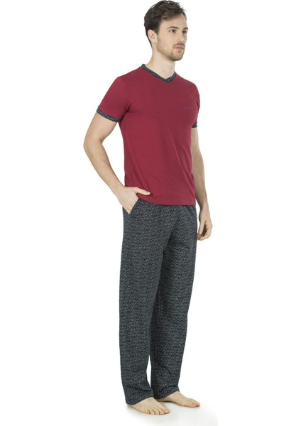 5419 Erkek Üçlü Pijama Takım