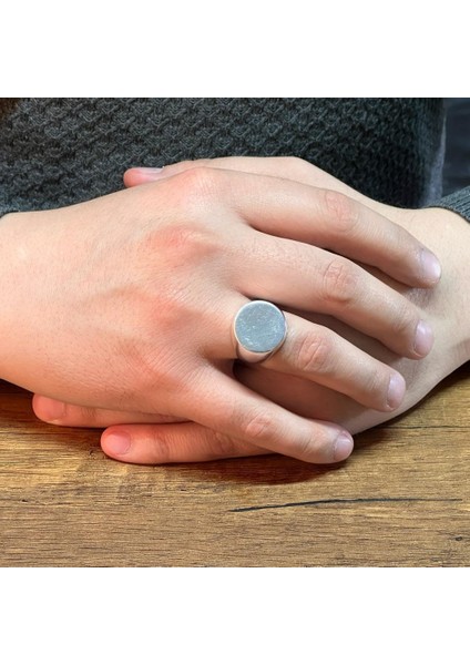 925 Ayar Gümüş Yuvarlak Sade Erkek Yüzük modelleri