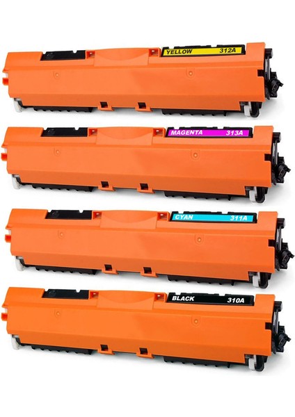 Eko Kartuş Hp Color Laserjet CP1025NW (CE310-CE311-CE312-CE313) Muadil Toner