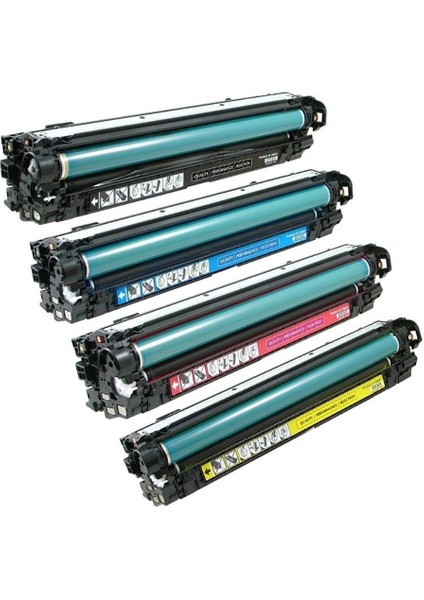 Hp Laserjet Pro 500 Color Mfp M570DW (CE400A-CE401-CE402-CE403) Set Muadil Toner