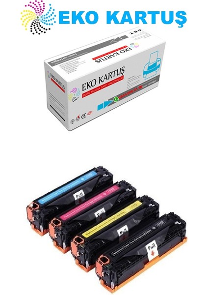 Hp Color Laserjet CP2025N (CC530A-CC531A-CC532A-CC533A) Set Muadil Toner