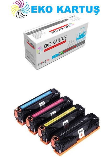 Hp Laserjet Pro 400 Color Mfp M475 (CC530A-CC531A-CC532A-CC533A) Set Muadil Toner