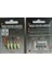 Lrf Micro Sandeel Jigghead 2g #8 4pcs Glow Suni Yem 2