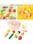 11 / Set Pretend Pretend Kesme Meyve Oyuncak Oyun Yiyecekleri Yemek Yemek Için 3+ Öğrenme Fıstık Stili (Yurt Dışından) 5