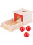 Montessori Bebek Sikke Kutusu Okul Öncesi Öğrenme Malzeme Oyuncakları Hediyeler 3 Topları (Yurt Dışından) 1