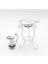 1/12 Dollhouse Minyatür Porselen Su Potu Lavabo ve Metal Raf Seti Oyuncak (Yurt Dışından) 4