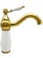 Beyaz Gold Tezgah Üstü Lavabo Armatürü WG-217 1