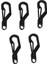 10 Adet Paslanmaz Çelik D-Ring Carabiner Anahtarlık Anahtarlık Klip Kanca Toka (Yurt Dışından) 2