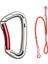 10.5mm Prusik Döngü Kordon Gözü Göz Tırmanışı Arborist Rappelling + Carabiner 24KN (Yurt Dışından) 1
