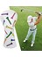 Dayanıklı Pu Golf Ahşap Kafa Kapak Fairway Headcover Guard Sleeve Durumda Guard Desen 16X33 cm 4