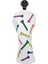 Dayanıklı Pu Golf Ahşap Kafa Kapak Fairway Headcover Guard Sleeve Case Guard Desen 9.5X24 cm 2