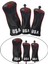 3x Golf Ahşap Headcover No. 1 3 5 Sürücü Kafası Kapak Koruyucu No. 3