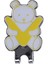Ayrılabilir Manyetik Golf Topu Marker Ayı Desen Sarı Golf Şapka Klip(Yurt Dışından) 4