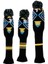 3 Adet Örme Golf Headcover Pom Pom Woods Kafa Kapak Koruyucu Çorap Renk B 4