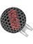 Golf Topu Marker Kristal Matkap Klips Marker Golf Visor Kırmızı Için 1