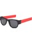 Katlanır Güneş Gözlüğü - Kırmızı (Yurt Dışından) 1
