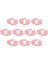 20X Silikon Gözlük Kulak Kavrama Tutucu Gözlük Sunglass Anti Kayma Kanca Pembe 1
