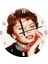 Cakatablo Sophia Loren Rengli Görsel Duvar Saati (Çap 30X30 Cm) 1