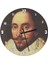 Cakatablo William Shakespeare Portresi Ipli Küpesi Duvar Saati (Çap 30X30 Cm) 1