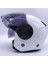 Mts -625 Güneş Vizörlü Açık Kask (Beyaz) 1
