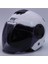 Mts -625 Güneş Vizörlü Açık Kask (Beyaz) 2