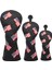 Golf Kulübü Headcovers Ile Set No. Etiketler Woods Woods Fairway Hybrids Siyah Için Su Geçirmez (Yurt Dışından) 1