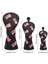 Golf Kulübü Headcovers Ile Set No. Etiketler Woods Woods Fairway Hybrids Siyah Için Su Geçirmez (Yurt Dışından) 5